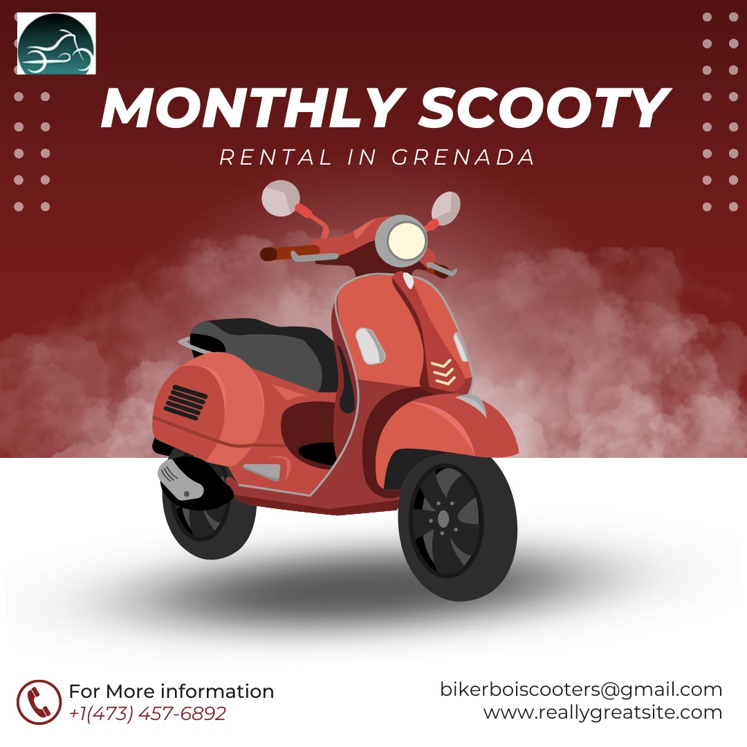 Monthly Scooty Rental in Grenada for Easy Travel